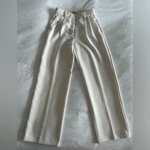 Aritzia Wilfred Effortless White Pants